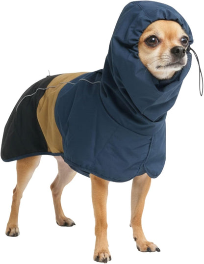 Dog Raincoat - Waterproof Rain Jacket w/Hood, Full Coverage
