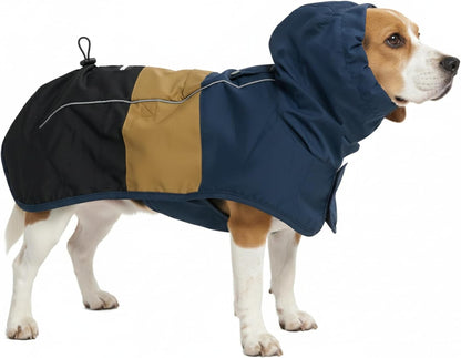 Dog Raincoat - Waterproof Rain Jacket w/Hood, Full Coverage