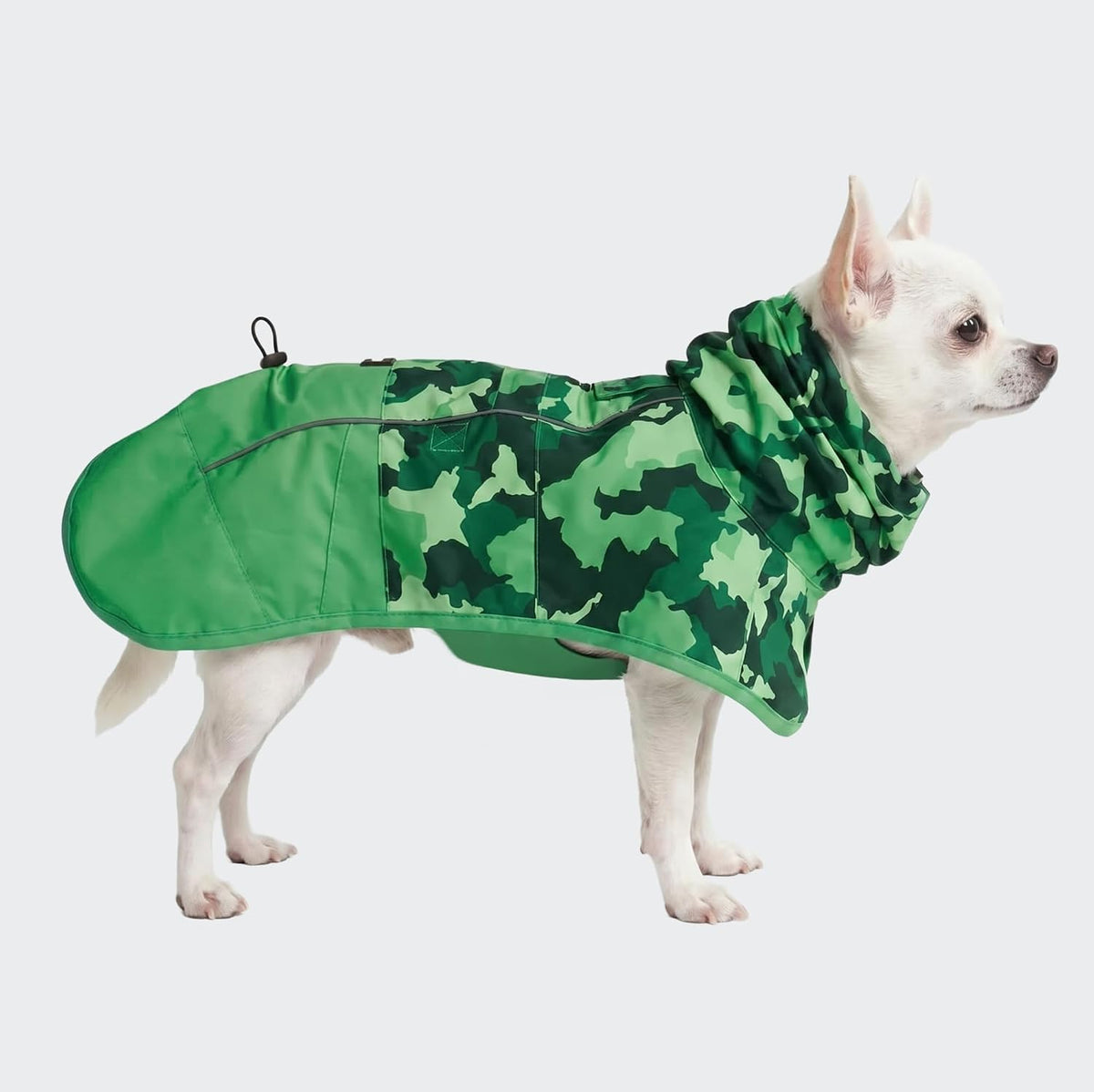 Dog Raincoat - Waterproof Rain Jacket w/Hood, Full Coverage