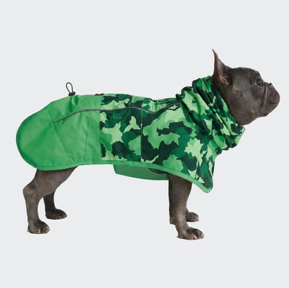 Dog Raincoat - Waterproof Rain Jacket w/Hood, Full Coverage