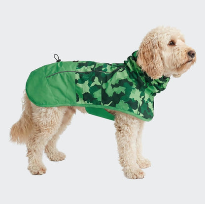 Dog Raincoat - Waterproof Rain Jacket w/Hood, Full Coverage