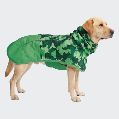 Dog Raincoat - Waterproof Rain Jacket w/Hood, Full Coverage