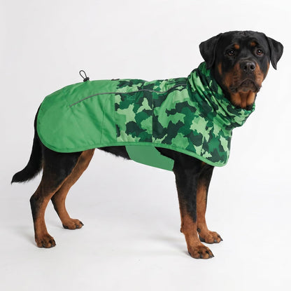Dog Raincoat - Waterproof Rain Jacket w/Hood, Full Coverage