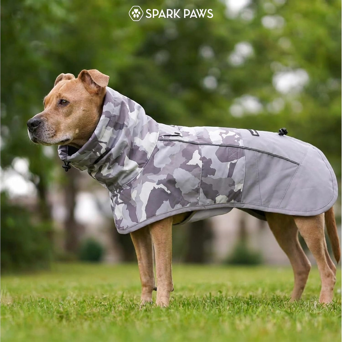 Dog Raincoat - Waterproof Rain Jacket w/Hood, Full Coverage