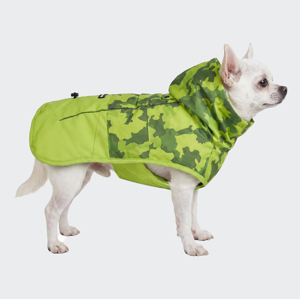 Dog Raincoat - Waterproof Rain Jacket w/Hood, Full Coverage