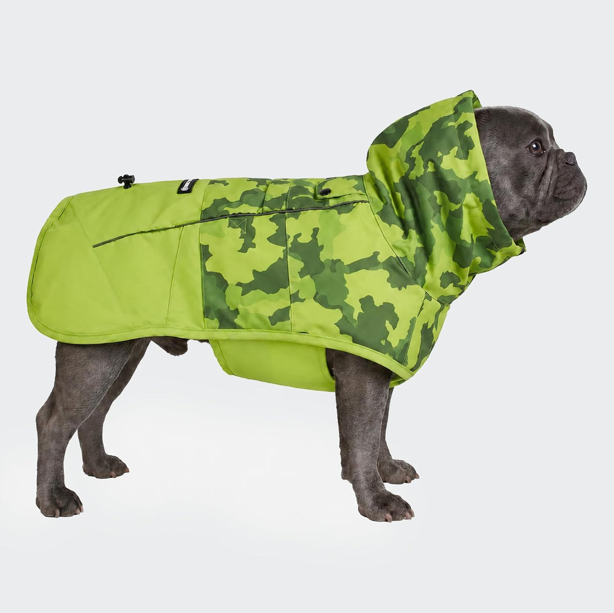 Dog Raincoat - Waterproof Rain Jacket w/Hood, Full Coverage