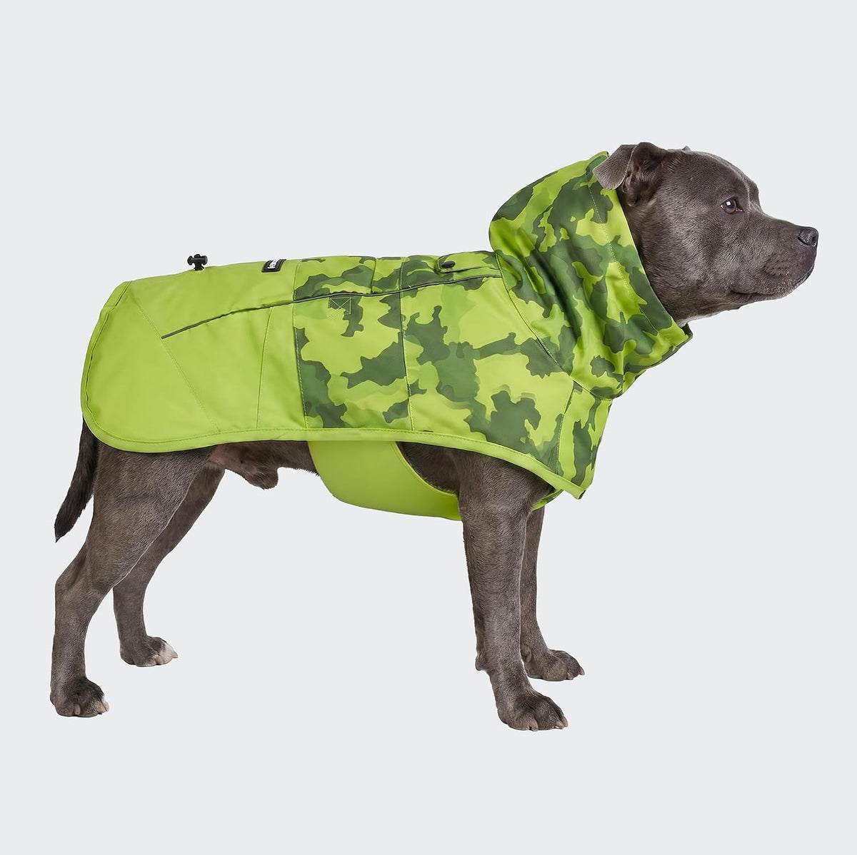 Dog Raincoat - Waterproof Rain Jacket w/Hood, Full Coverage
