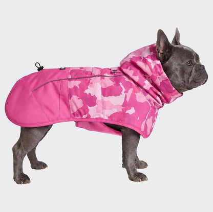 Dog Raincoat - Waterproof Rain Jacket w/Hood, Full Coverage