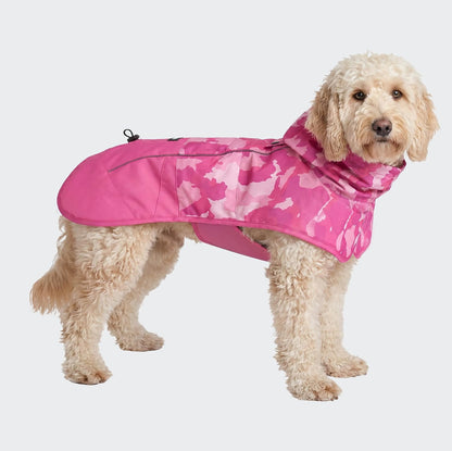 Dog Raincoat - Waterproof Rain Jacket w/Hood, Full Coverage