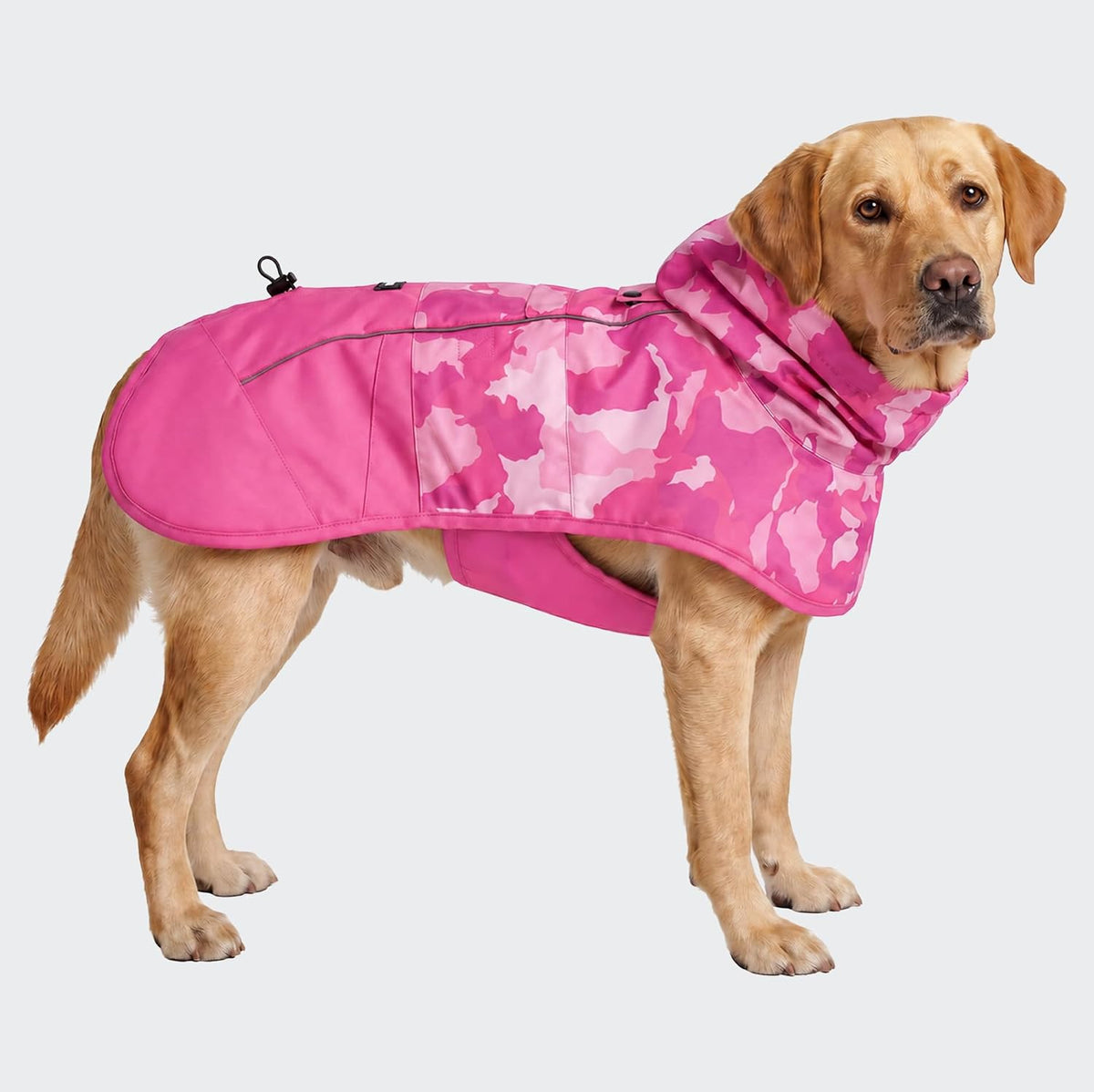 Dog Raincoat - Waterproof Rain Jacket w/Hood, Full Coverage