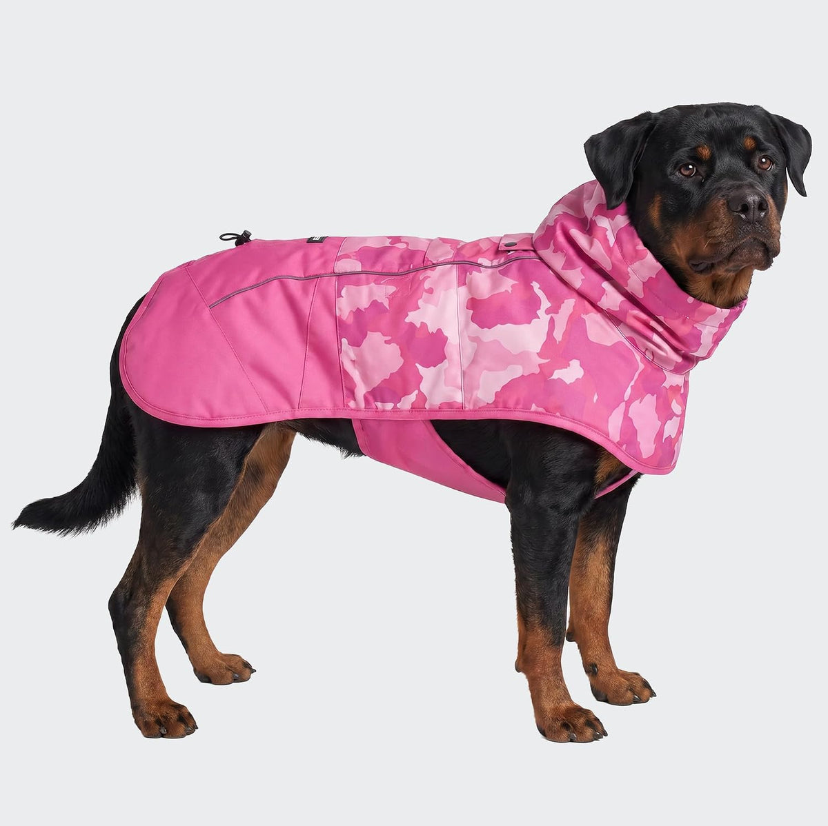 Dog Raincoat - Waterproof Rain Jacket w/Hood, Full Coverage