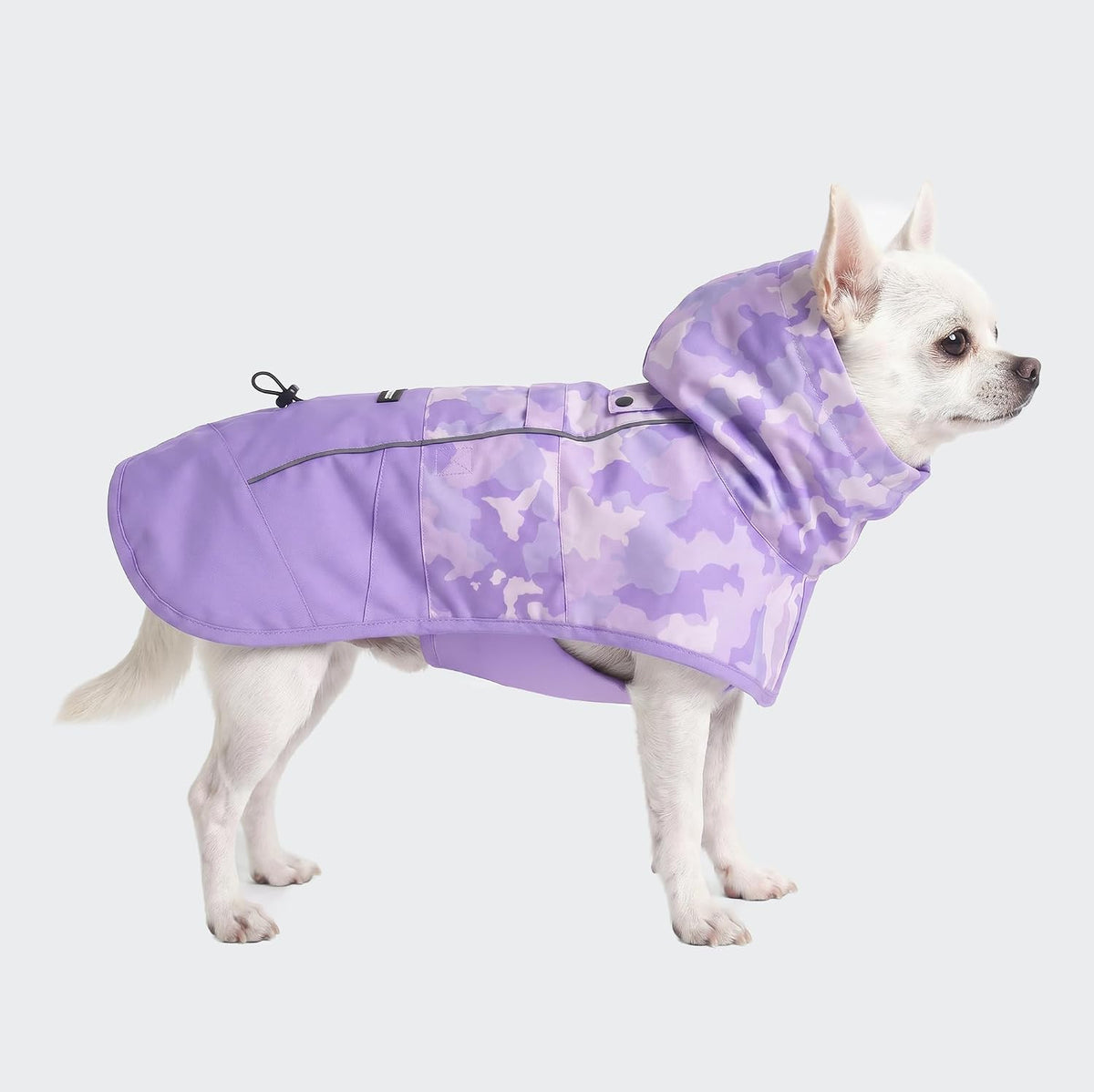 Dog Raincoat - Waterproof Rain Jacket w/Hood, Full Coverage