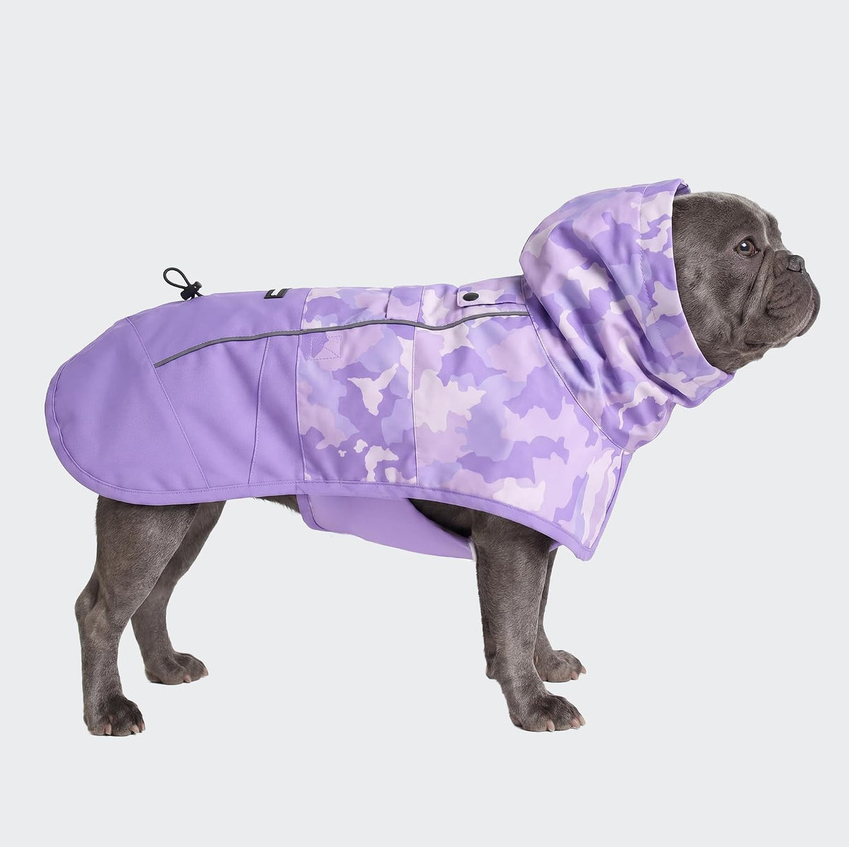 Dog Raincoat - Waterproof Rain Jacket w/Hood, Full Coverage