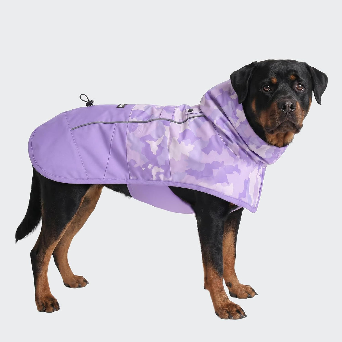 Dog Raincoat - Waterproof Rain Jacket w/Hood, Full Coverage