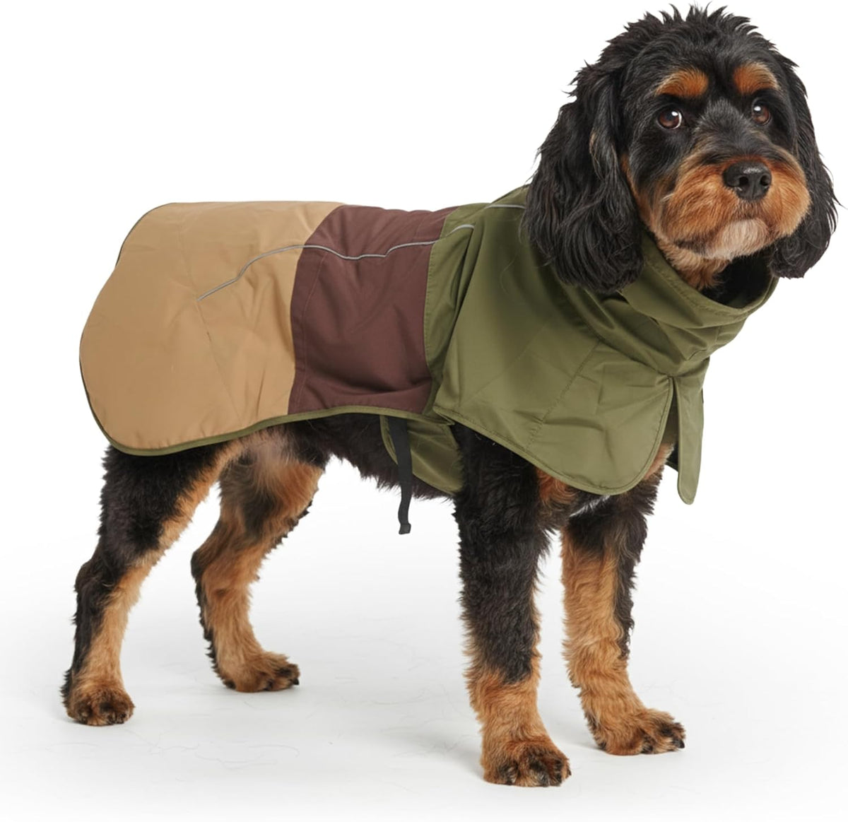 Dog Raincoat - Waterproof Rain Jacket w/Hood, Full Coverage