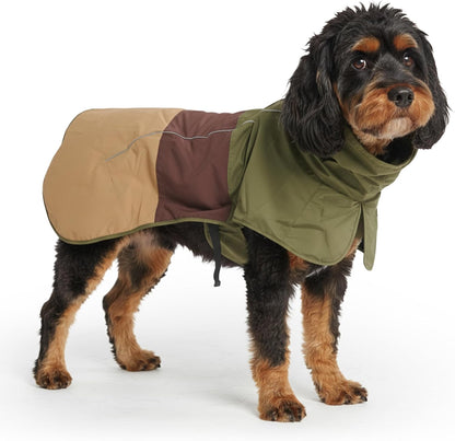 Dog Raincoat - Waterproof Rain Jacket w/Hood, Full Coverage