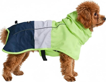 Dog Raincoat - Waterproof Rain Jacket w/Hood, Full Coverage