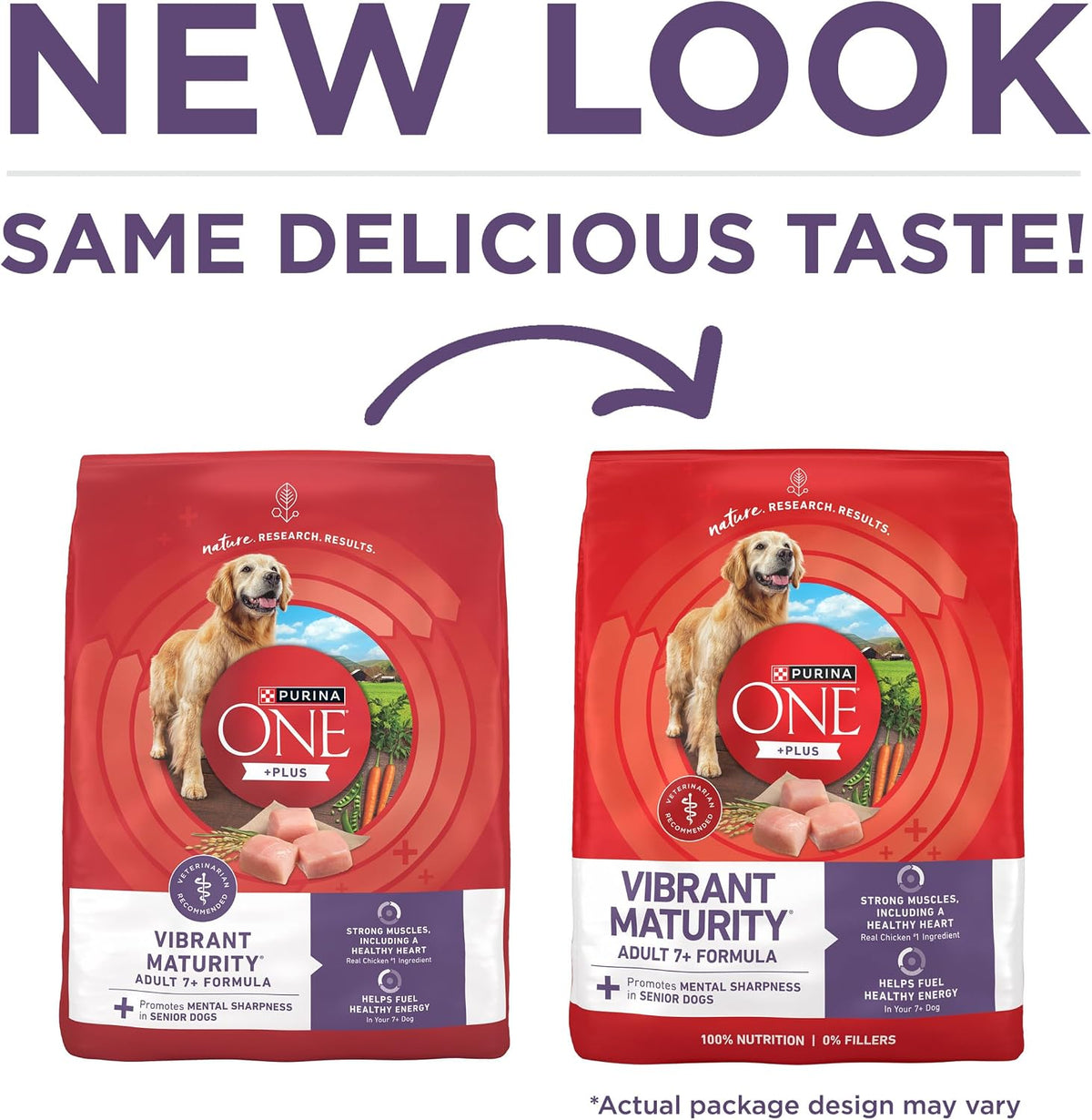 Plus Senior Dry Dog Food, Adult 7+, 8 lb Bag