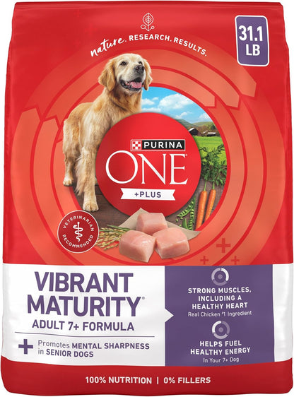 Plus Senior Dry Dog Food, Adult 7+, 8 lb Bag