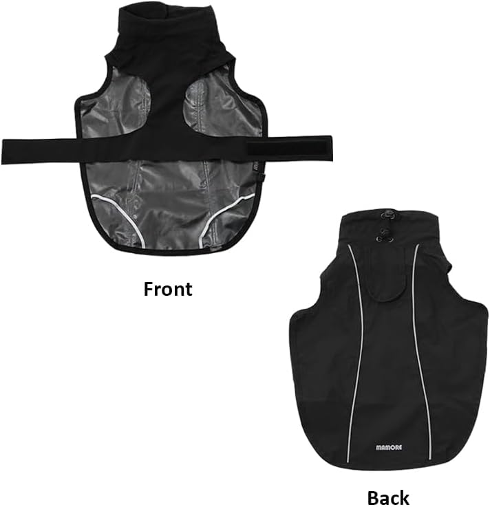 Adjustable Waterproof Dog Raincoat for Dogs,Lightweight Pet Rain Jacket Puppy Clothes with Reflective Strip for Small Medium Large Dogs (Blue, X-Large)
