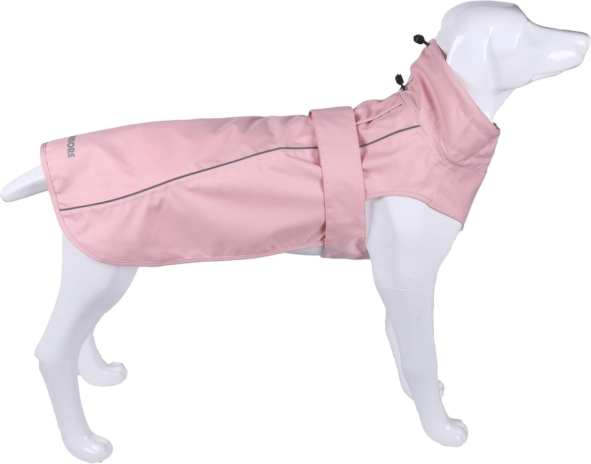 Adjustable Waterproof Dog Raincoat for Dogs,Lightweight Pet Rain Jacket Puppy Clothes with Reflective Strip for Small Medium Large Dogs (Blue, X-Large)