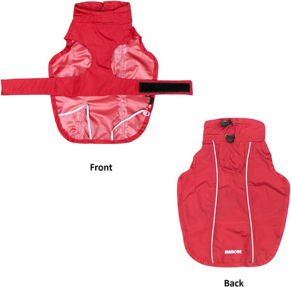 Adjustable Waterproof Dog Raincoat for Dogs,Lightweight Pet Rain Jacket Puppy Clothes with Reflective Strip for Small Medium Large Dogs (Blue, X-Large)