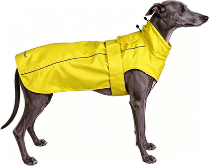 Adjustable Waterproof Dog Raincoat for Dogs,Lightweight Pet Rain Jacket Puppy Clothes with Reflective Strip for Small Medium Large Dogs (Blue, X-Large)