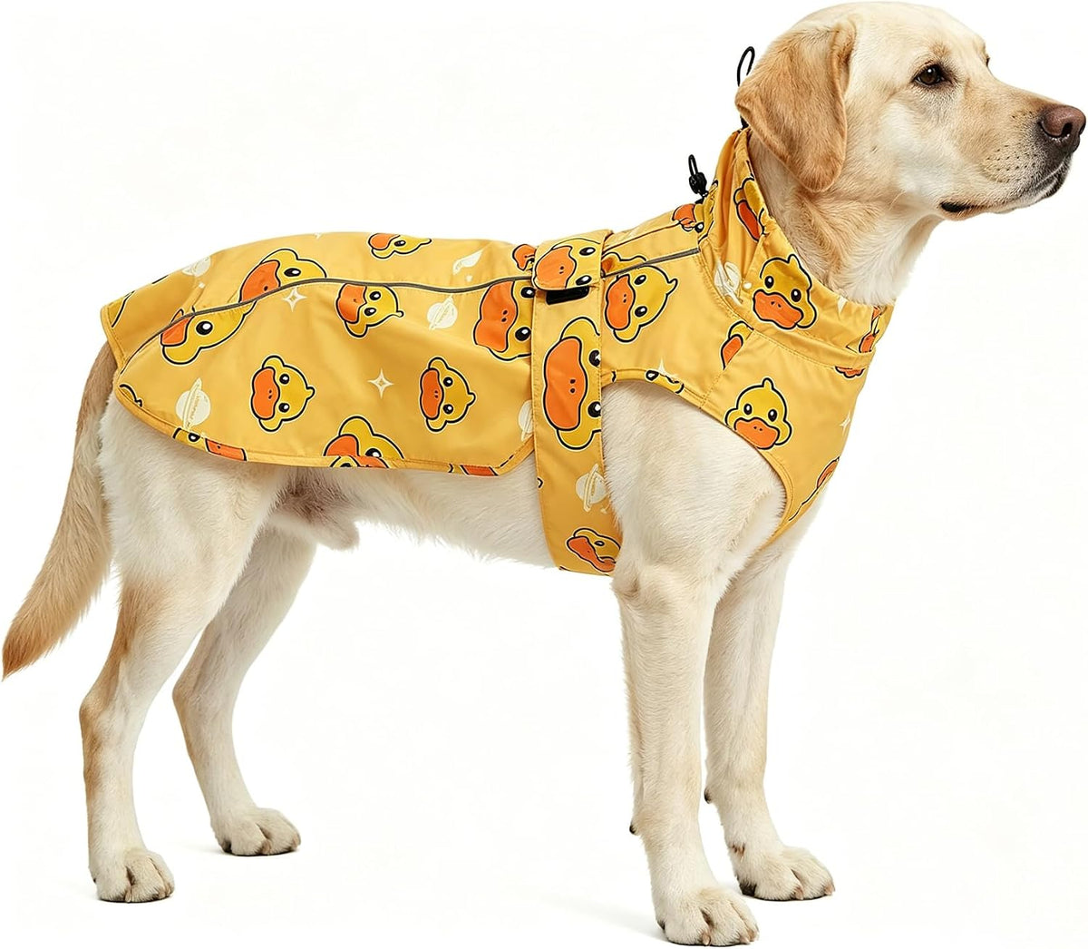 Adjustable Waterproof Dog Raincoat for Dogs,Lightweight Pet Rain Jacket Puppy Clothes with Reflective Strip for Small Medium Large Dogs (Blue, X-Large)