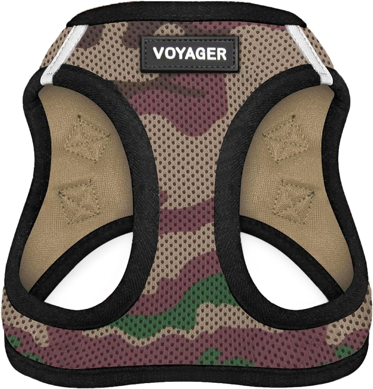 Voyager Step-in Air Dog Vest Harness - Moss Green, Medium | 16 - 18" in Chest, Reflective Bands, All Weather Breathable Air Mesh, Cats Compatible, Lightweight, Fast Drying - Colors A