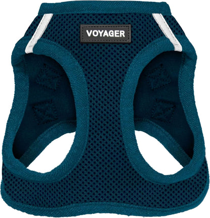 Voyager Step-in Air Dog Vest Harness - Moss Green, Medium | 16 - 18" in Chest, Reflective Bands, All Weather Breathable Air Mesh, Cats Compatible, Lightweight, Fast Drying - Colors A