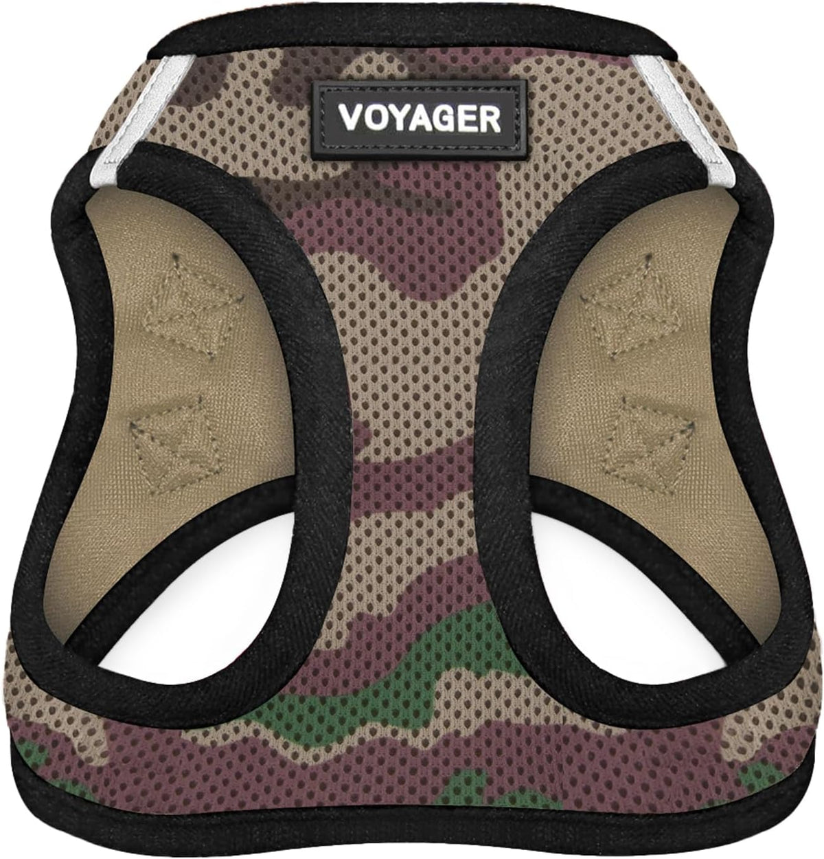 Voyager Step-in Air Dog Vest Harness - Moss Green, Medium | 16 - 18" in Chest, Reflective Bands, All Weather Breathable Air Mesh, Cats Compatible, Lightweight, Fast Drying - Colors A