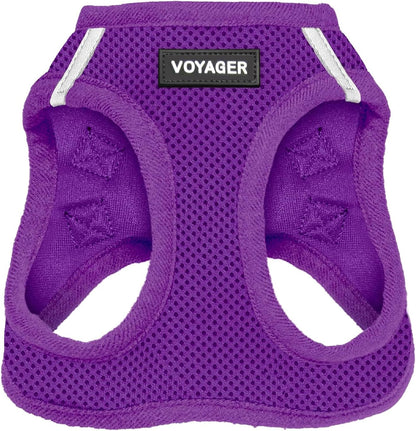 Voyager Step-in Air Dog Vest Harness - Moss Green, Medium | 16 - 18" in Chest, Reflective Bands, All Weather Breathable Air Mesh, Cats Compatible, Lightweight, Fast Drying - Colors A