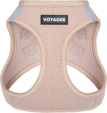 Voyager Step-in Air Dog Vest Harness - Moss Green, Medium | 16 - 18" in Chest, Reflective Bands, All Weather Breathable Air Mesh, Cats Compatible, Lightweight, Fast Drying - Colors A