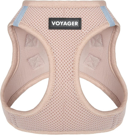 Voyager Step-in Air Dog Vest Harness - Moss Green, Medium | 16 - 18" in Chest, Reflective Bands, All Weather Breathable Air Mesh, Cats Compatible, Lightweight, Fast Drying - Colors A