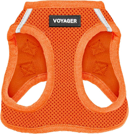 Voyager Step-in Air Dog Vest Harness - Moss Green, Medium | 16 - 18" in Chest, Reflective Bands, All Weather Breathable Air Mesh, Cats Compatible, Lightweight, Fast Drying - Colors A