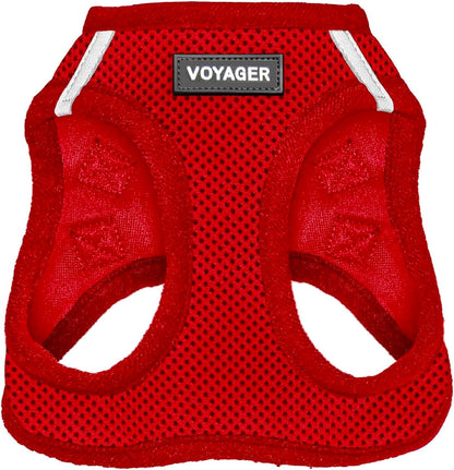 Voyager Step-in Air Dog Vest Harness - Moss Green, Medium | 16 - 18" in Chest, Reflective Bands, All Weather Breathable Air Mesh, Cats Compatible, Lightweight, Fast Drying - Colors A