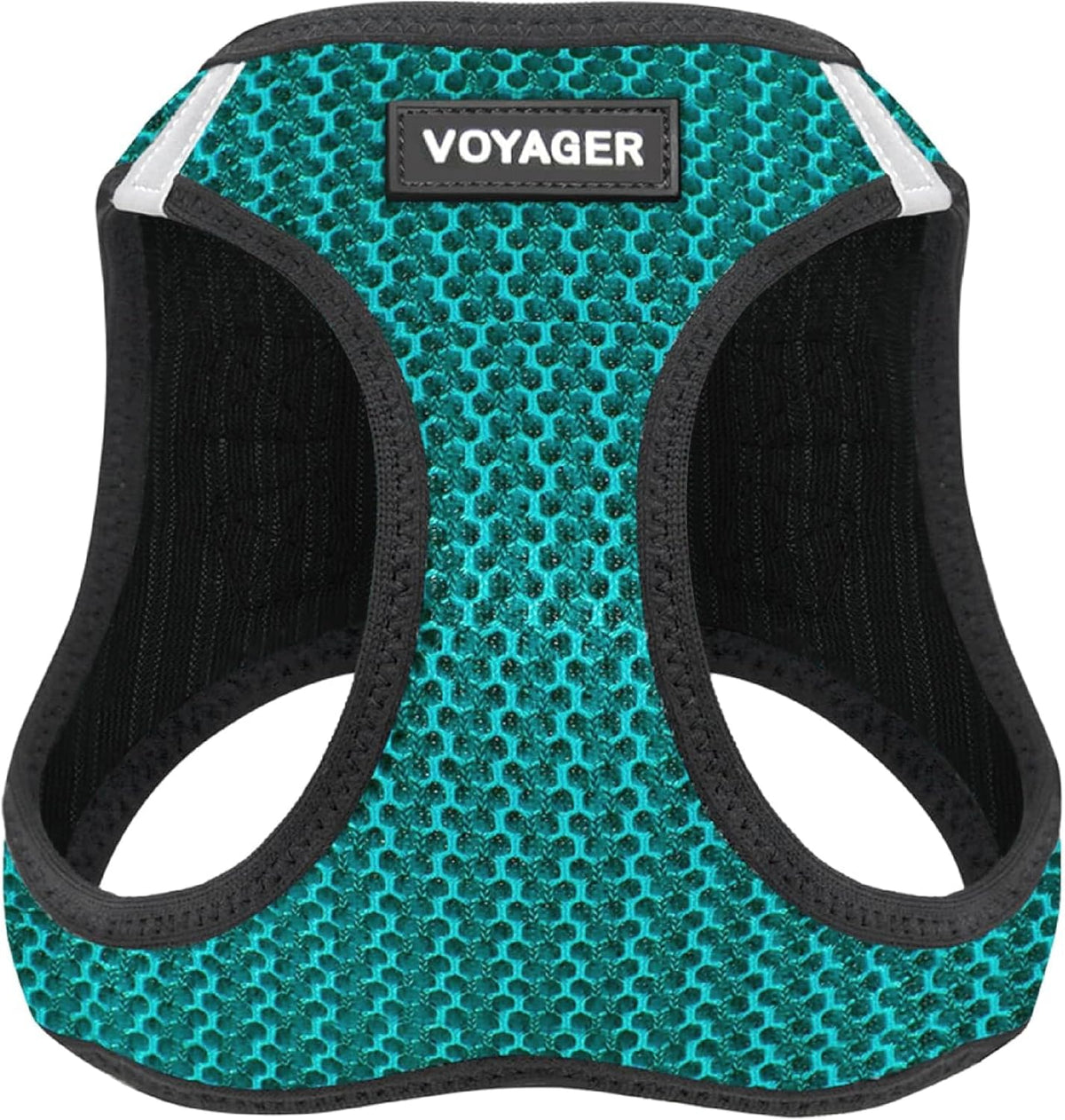 Voyager Step-in Air Dog Vest Harness - Moss Green, Medium | 16 - 18" in Chest, Reflective Bands, All Weather Breathable Air Mesh, Cats Compatible, Lightweight, Fast Drying - Colors A