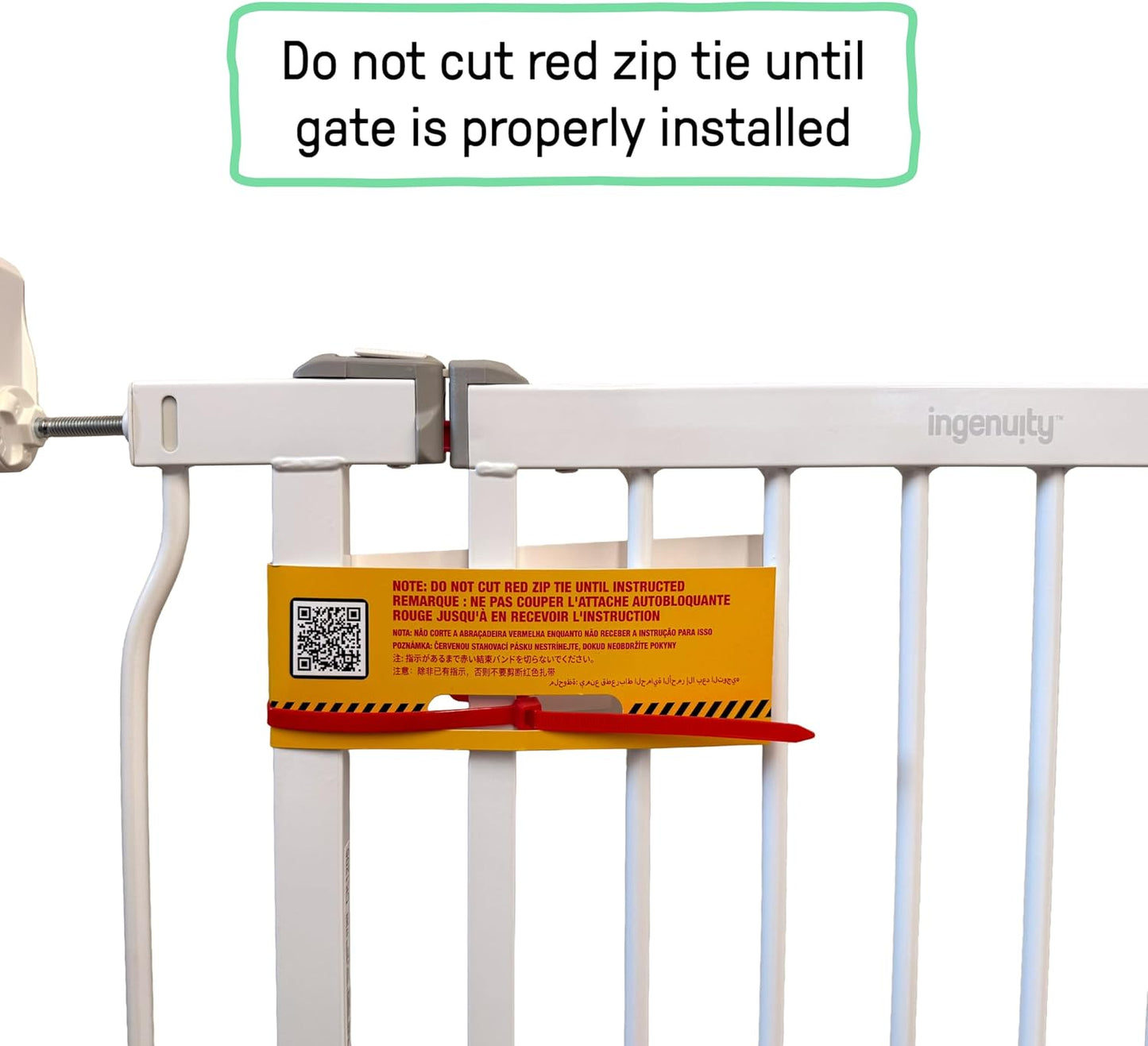 Decorative Extra Tall Baby Gate & Dog Gate, 28.5"-48" Wide, 36" Tall, Hardware or Pressure Mounted, Install on Top or Bottom of Stairs, Banister, or Doorway - White