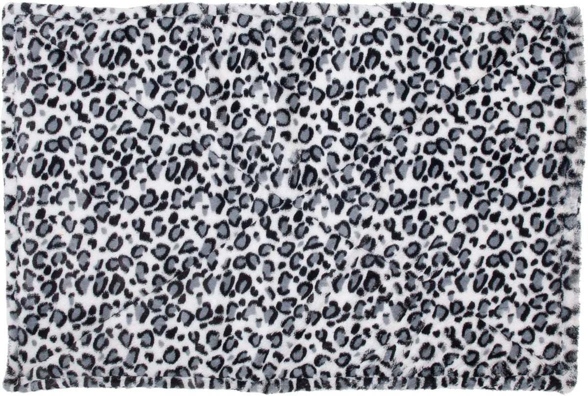 ThermaNAP Self Warming Cat Mat, Dog Bed for Crates with Self-Warming Technology for Cozy Rest, Fully Machine Washable, Small, Plush Faux Fur, Gray