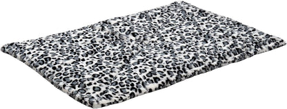 ThermaNAP Self Warming Cat Mat, Dog Bed for Crates with Self-Warming Technology for Cozy Rest, Fully Machine Washable, Small, Plush Faux Fur, Gray