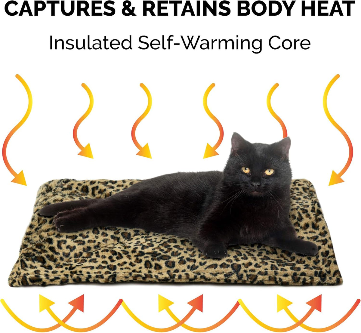ThermaNAP Self Warming Cat Mat, Dog Bed for Crates with Self-Warming Technology for Cozy Rest, Fully Machine Washable, Small, Plush Faux Fur, Gray
