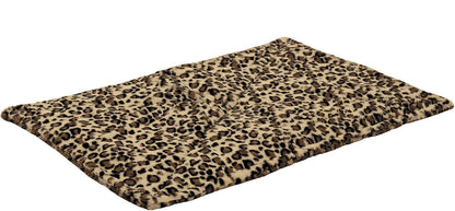 ThermaNAP Self Warming Cat Mat, Dog Bed for Crates with Self-Warming Technology for Cozy Rest, Fully Machine Washable, Small, Plush Faux Fur, Gray