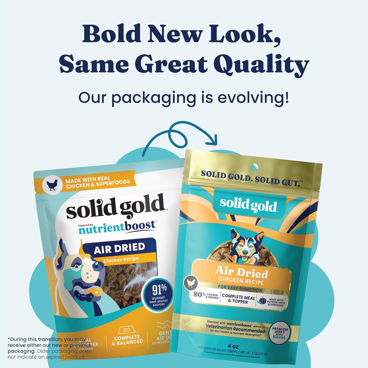 Solid Gold Air Dried Dog Food Topper & Treats for Picky Eaters, Beef, 1lb