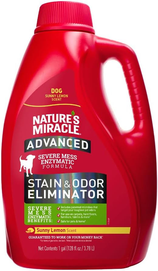 Advanced Dog Stain & Odor Eliminator, Severe Mess, 1 gal
