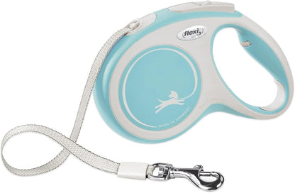 ® Comfort Nylon Tape Retractable Dog Leash, Large, 26 ft - Grey/Black
