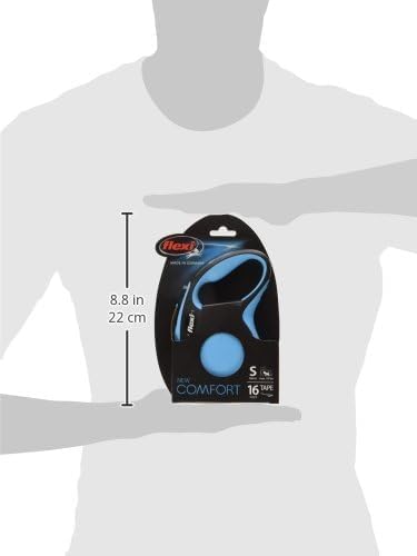® Comfort Nylon Tape Retractable Dog Leash, Large, 26 ft - Grey/Black