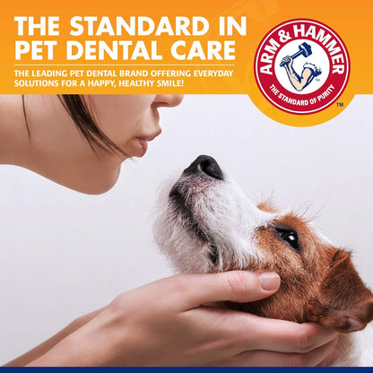 Tartar Control Dog Dental Kit, Banana Mint, 3-Piece | Enzymatic toothpaste with toothbrush and fingerbrush, baking soda formula safe for puppies