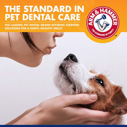 Tartar Control Dog Dental Kit, Banana Mint, 3-Piece | Enzymatic toothpaste with toothbrush and fingerbrush, baking soda formula safe for puppies