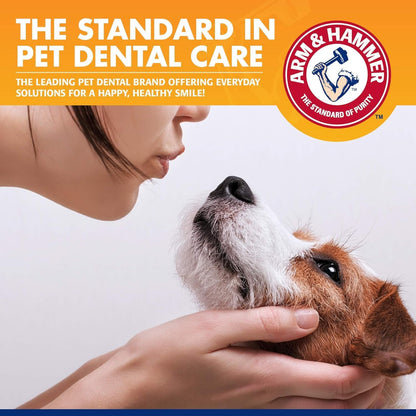 Tartar Control Dog Dental Kit, Banana Mint, 3-Piece | Enzymatic toothpaste with toothbrush and fingerbrush, baking soda formula safe for puppies