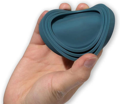 OHMO 2 Pack Dog Food Can Lids, (3, 12, 14oz etc.) Universal Size BPA Free Silicone Covers for Cat and Pet Food, Light Green
